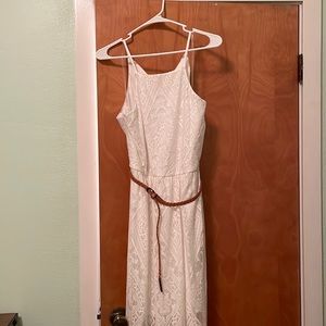 Ivory lace dress